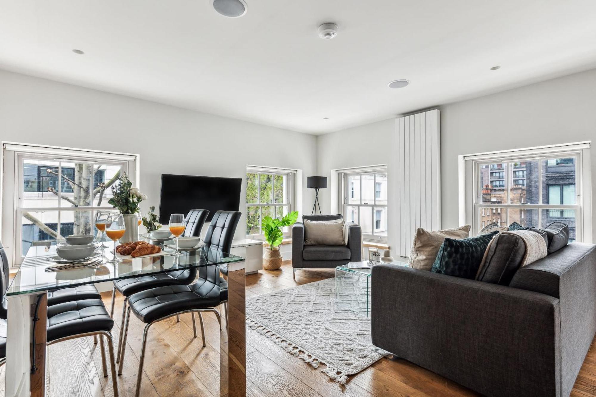 Modern 1Br In Central Fitzrovia - Cityapartmentstay London Bagian luar foto